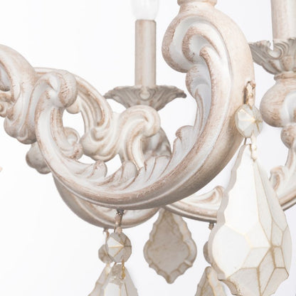 Bern Chandelier, 8 Lights, Aluminum, 80×80cm - Whitey