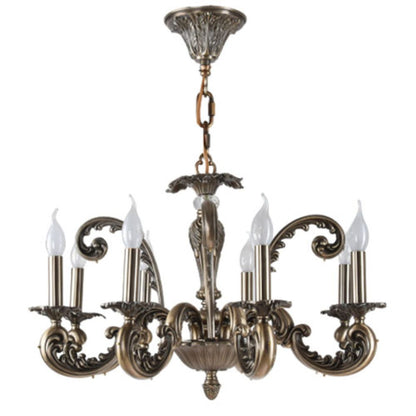 Bern Chandelier, 8 Lights, Copper, 70×85cm - Bronze