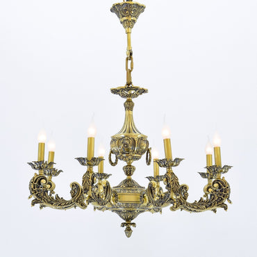 نجفة باليرمو البرونزية ذات 8 لمبة