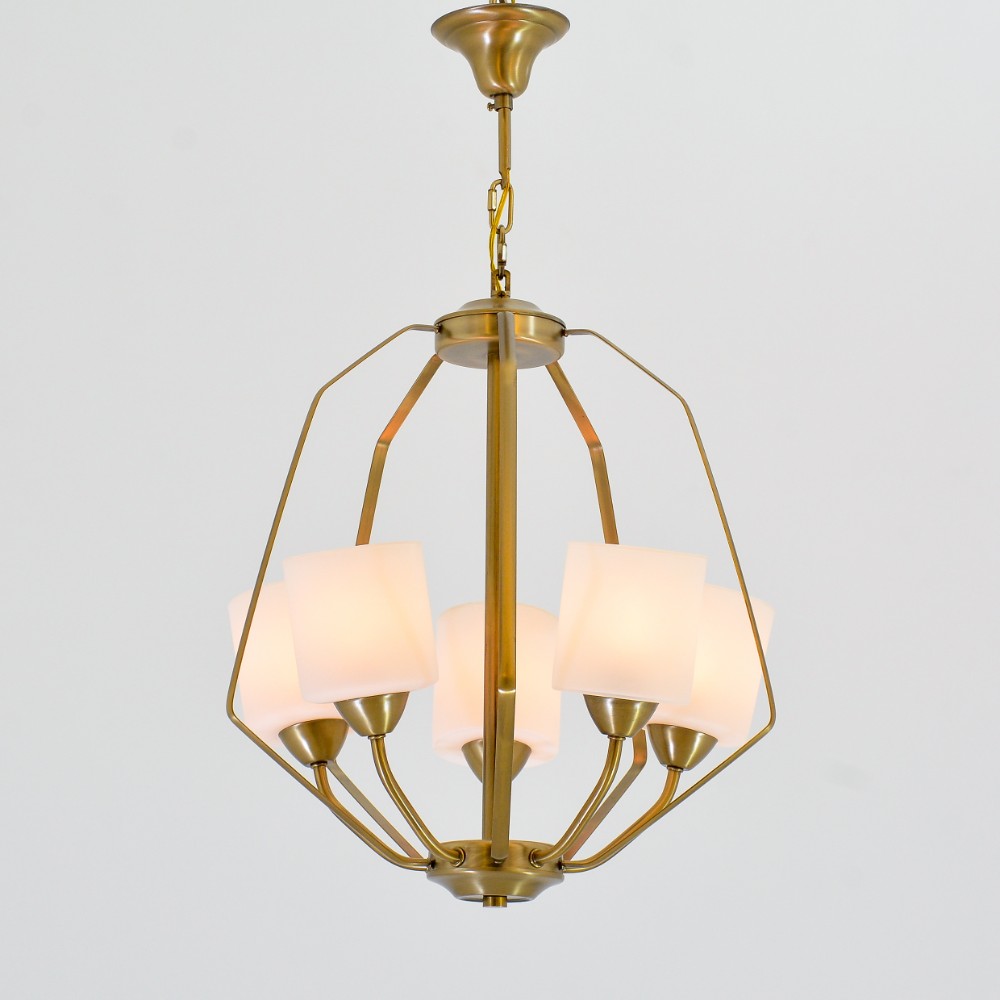 Katina chandelier, 5 lamps - Oxide