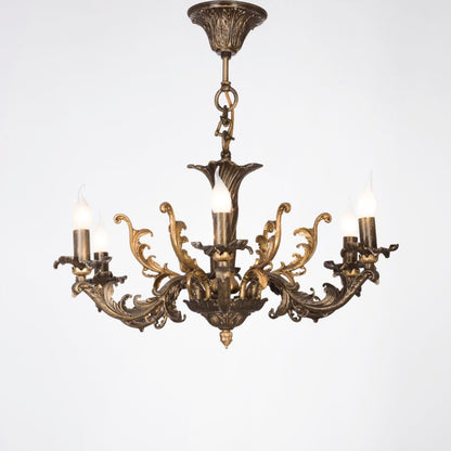 نجفة أوركيد، 6 مصابيح، ألومنيوم، 70×75 سم - ألوان متنوعة