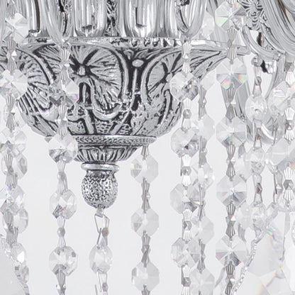 Ankara 10 bulbs chrome chandelier