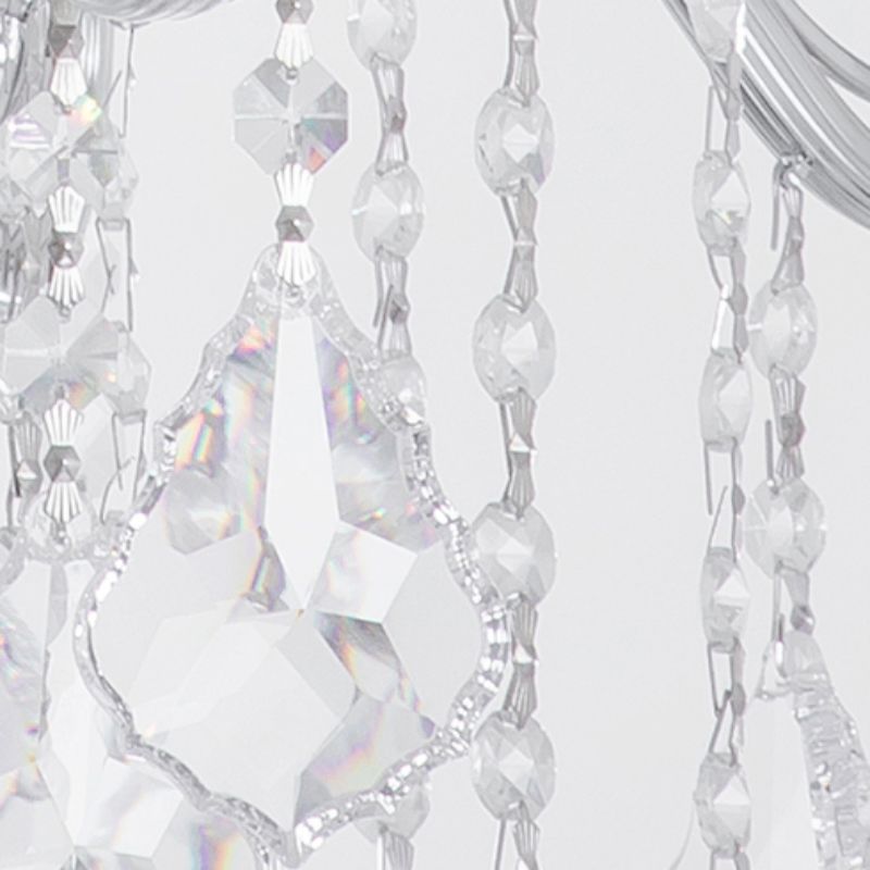 Ankara 10 bulbs chrome chandelier