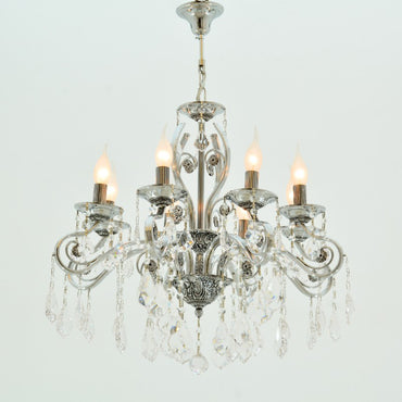 Ankara 8 Lights Chrome Chandelier