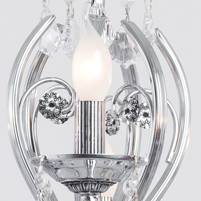 Istanbul Chrome 12 Lights Chandelier