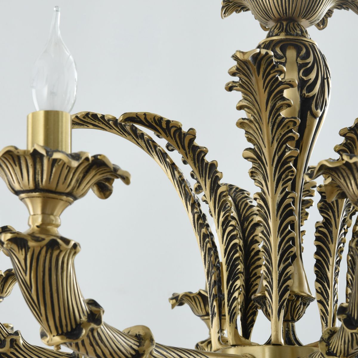 Ankara Chandelier, 8 Lights, Copper, 70×80cm - Italian Bronze