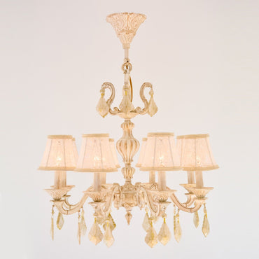 Amsterdam 8 Lights Whitey Chandelier