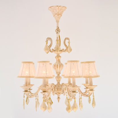 Amsterdam 8 Lights Whitey Chandelier