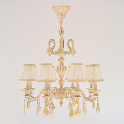 Amsterdam 8 Lights Whitey Chandelier