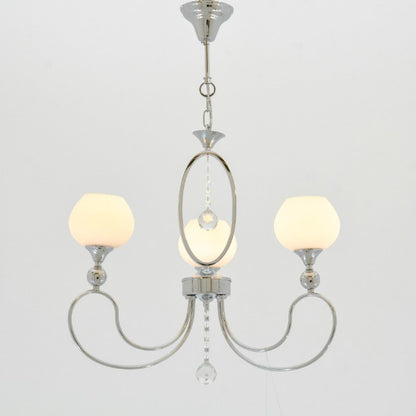 Amanda 3 Lights Chrome Chandelier