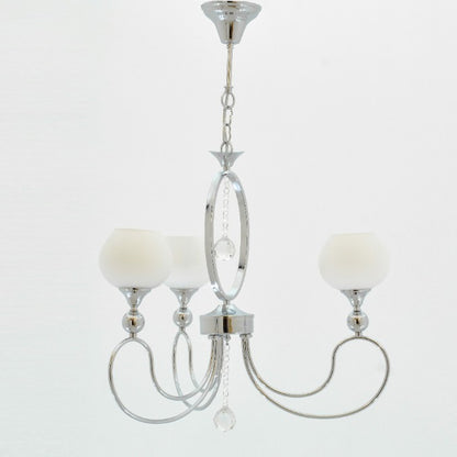 Amanda 3 Lights Chrome Chandelier