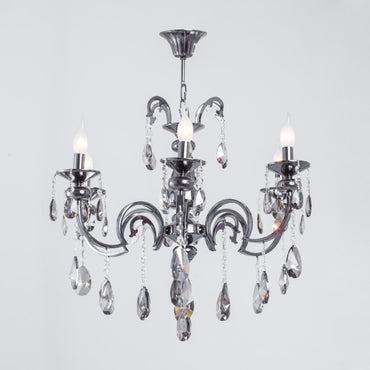 Gilent 6 bulbs black chandelier