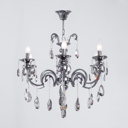 Gilent 6 bulbs black chandelier
