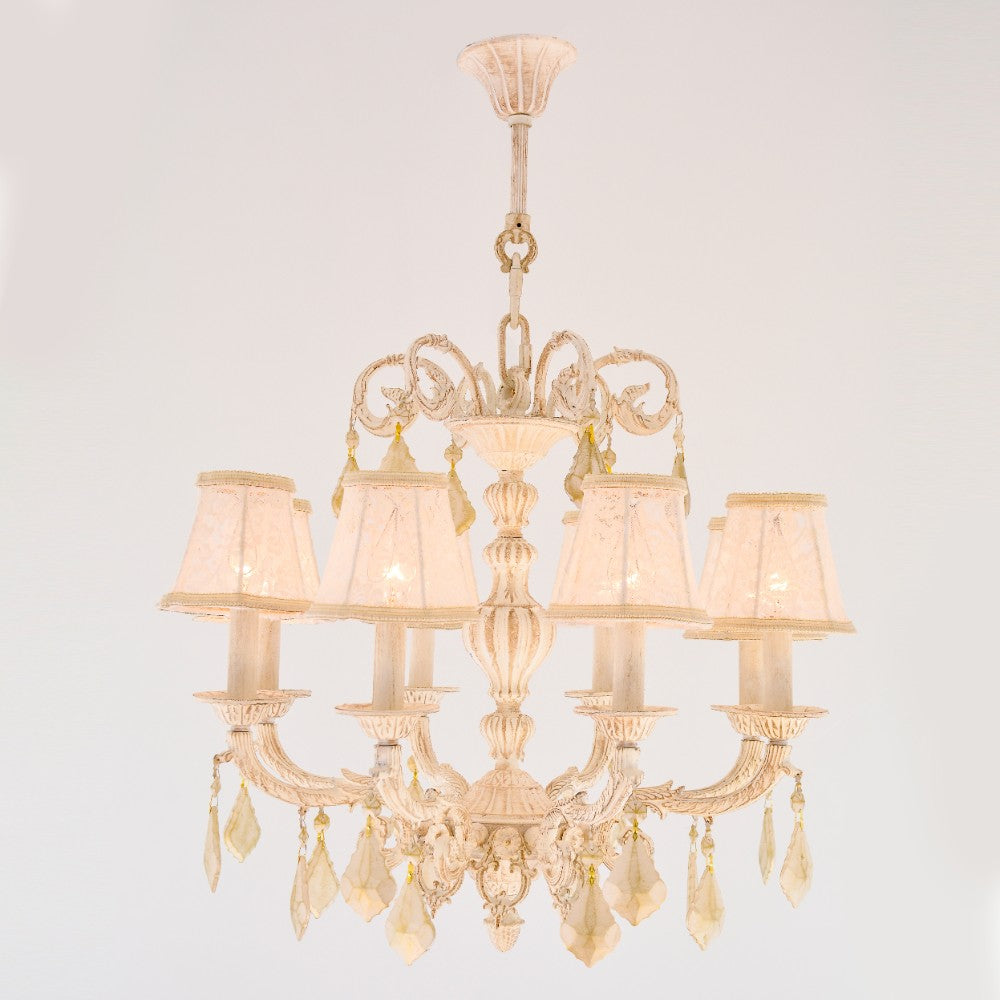 Andalusia 8 Lights Whitey Chandelier