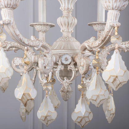 Andalusia Chandelier, 8 Lights, Aluminum, 57×90cm - Whitey