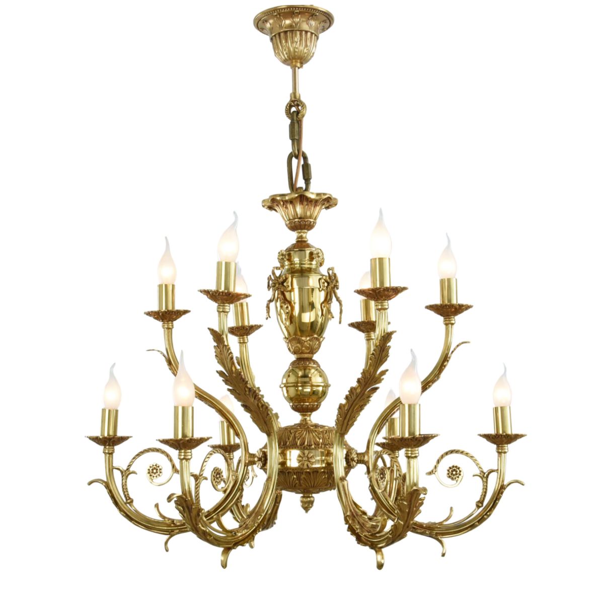 Apaj 12 Lights Antique Cahndelier