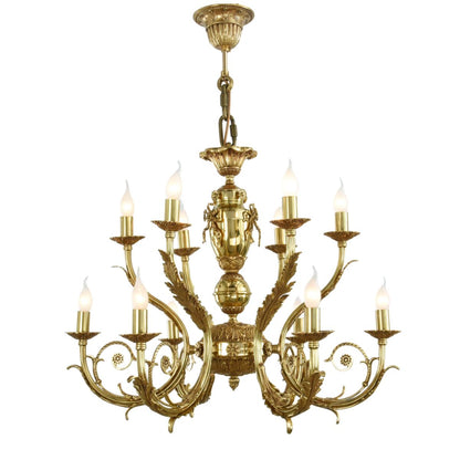 Apaj 12 Lights Antique Cahndelier