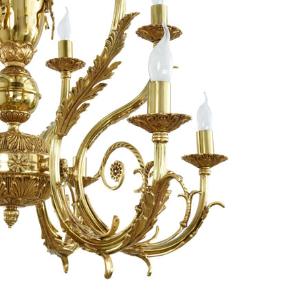 Apaj 12 Lights Antique Cahndelier