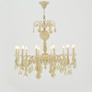 S Globe 12 Lights Whitey Chandelier S