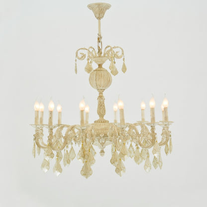 S Globe 12 Lights Whitey Chandelier S