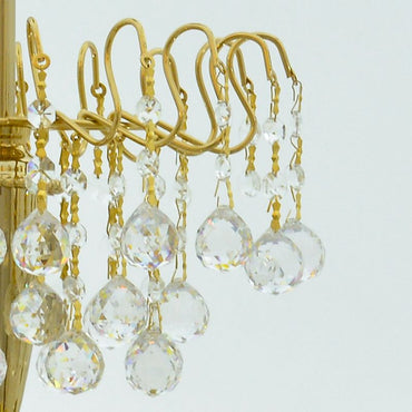 Shadow Chandelier, 12 Lights, Metal, 40×70cm - Solitaire Gold