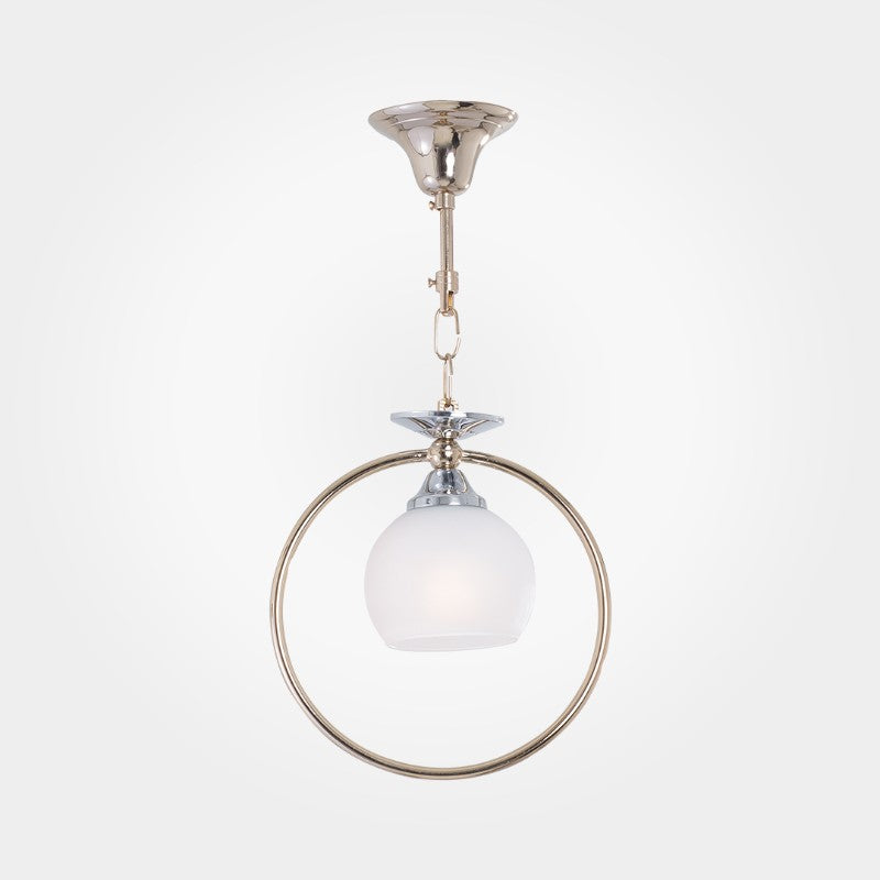 Ring Chrome| Gold 1 Light Modern Pendant