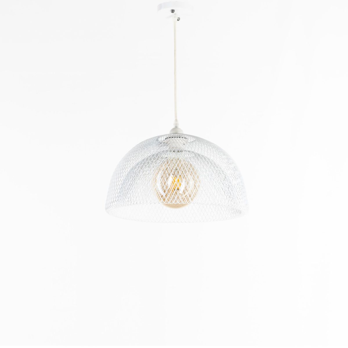 Loli 1 Light White Pendant