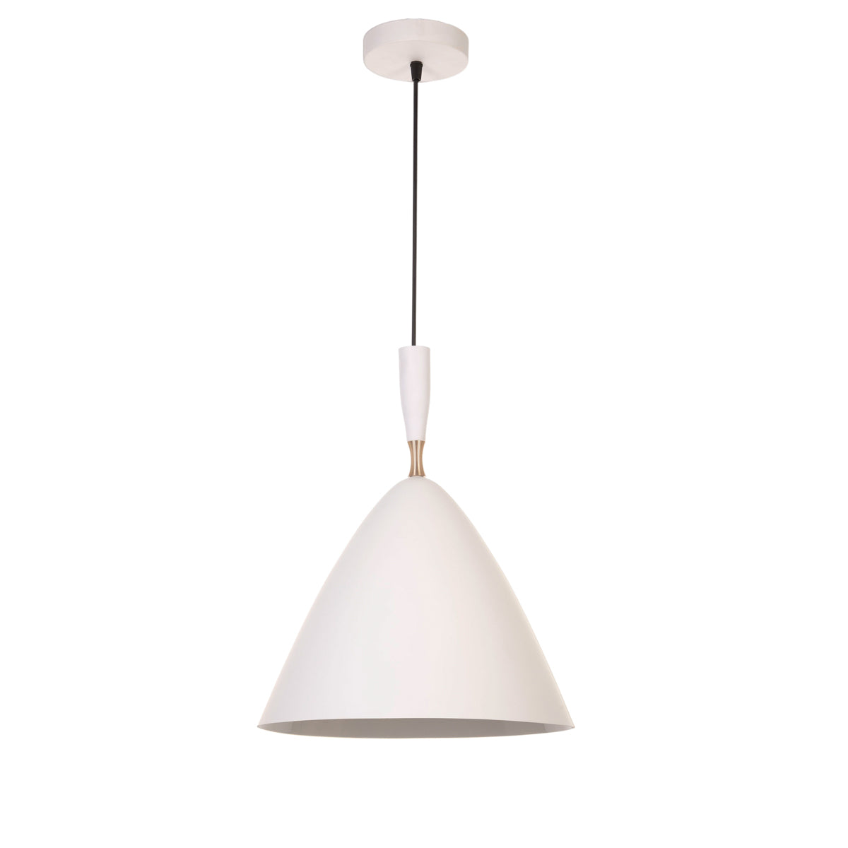 Lubeen 1 Light White Pendant
