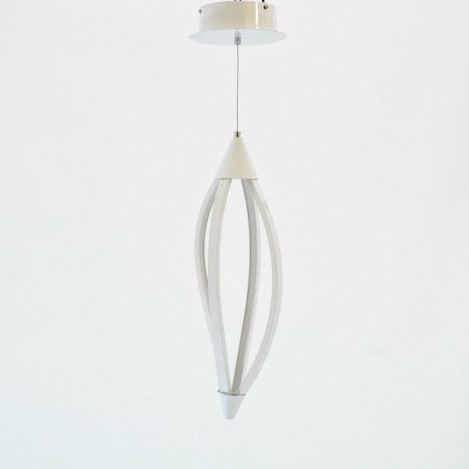 Fydra 1 Lights White Pendant
