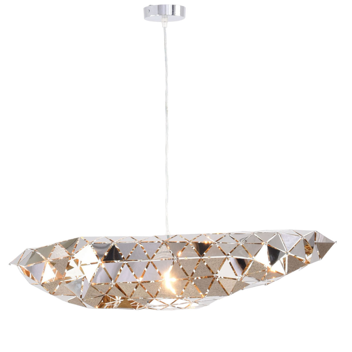 Spaso L 1 Light Chrome Pendant