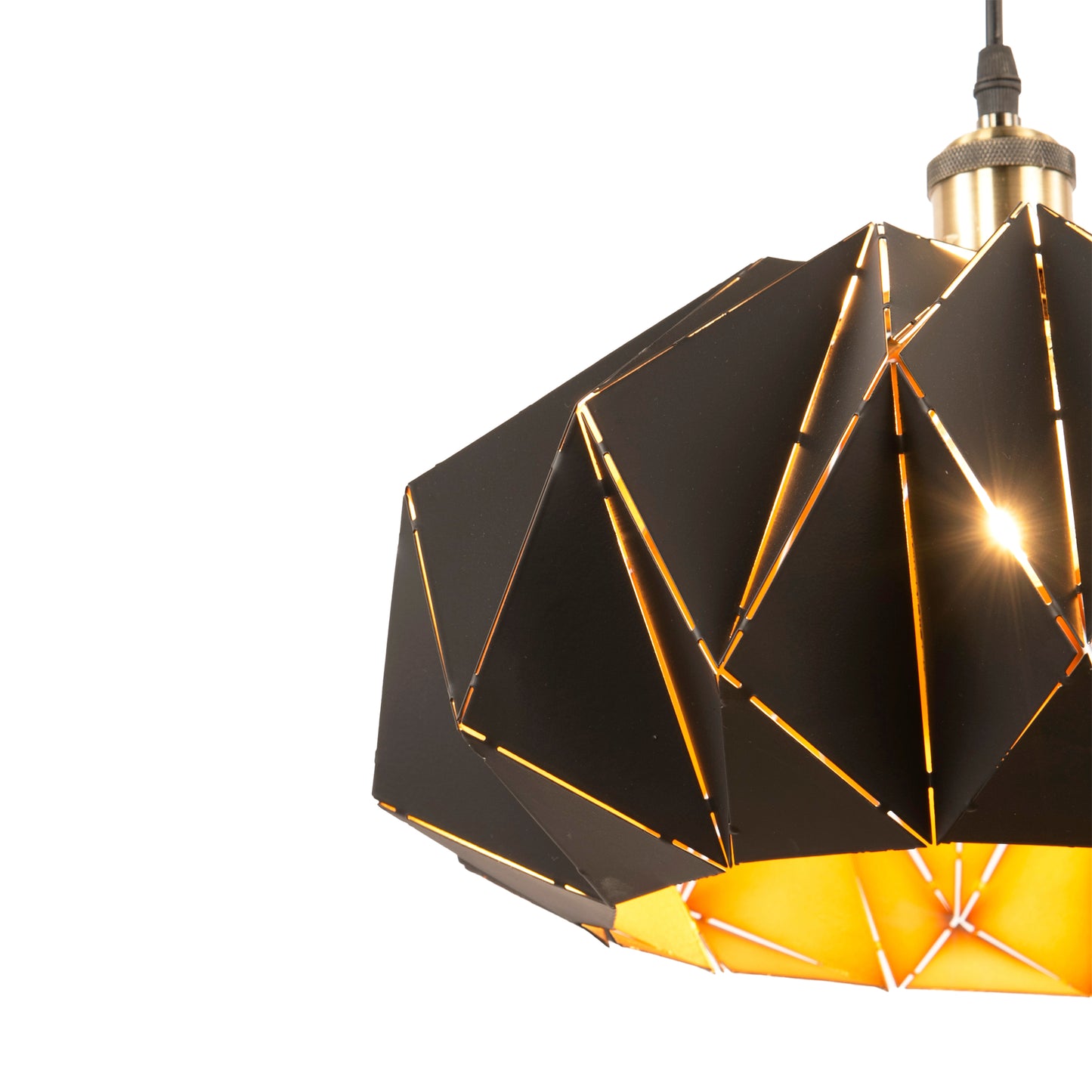 Dento 1 Ligh Black Pendant