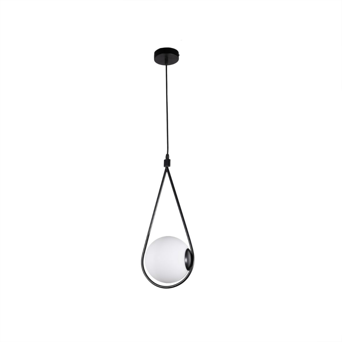 Biala 1 Light Black Pendant