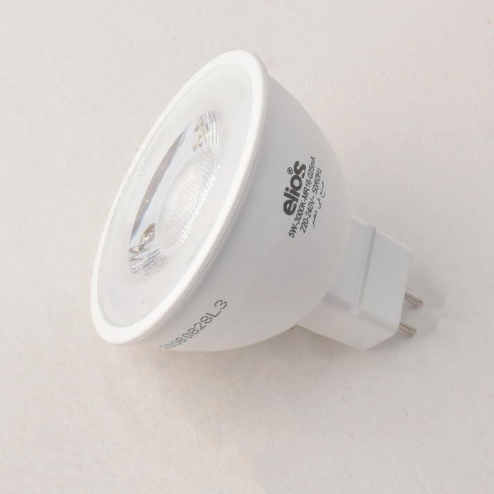 لمبة LED إليوس، 5 وات، GU5.3 - ضوء دافئ - kandilegypt