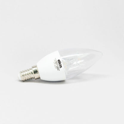 Elios LED With lens candle Bulb White base Warm light