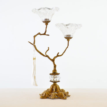 شمعدان أنتيك من فرع شجرة فيكتوريا