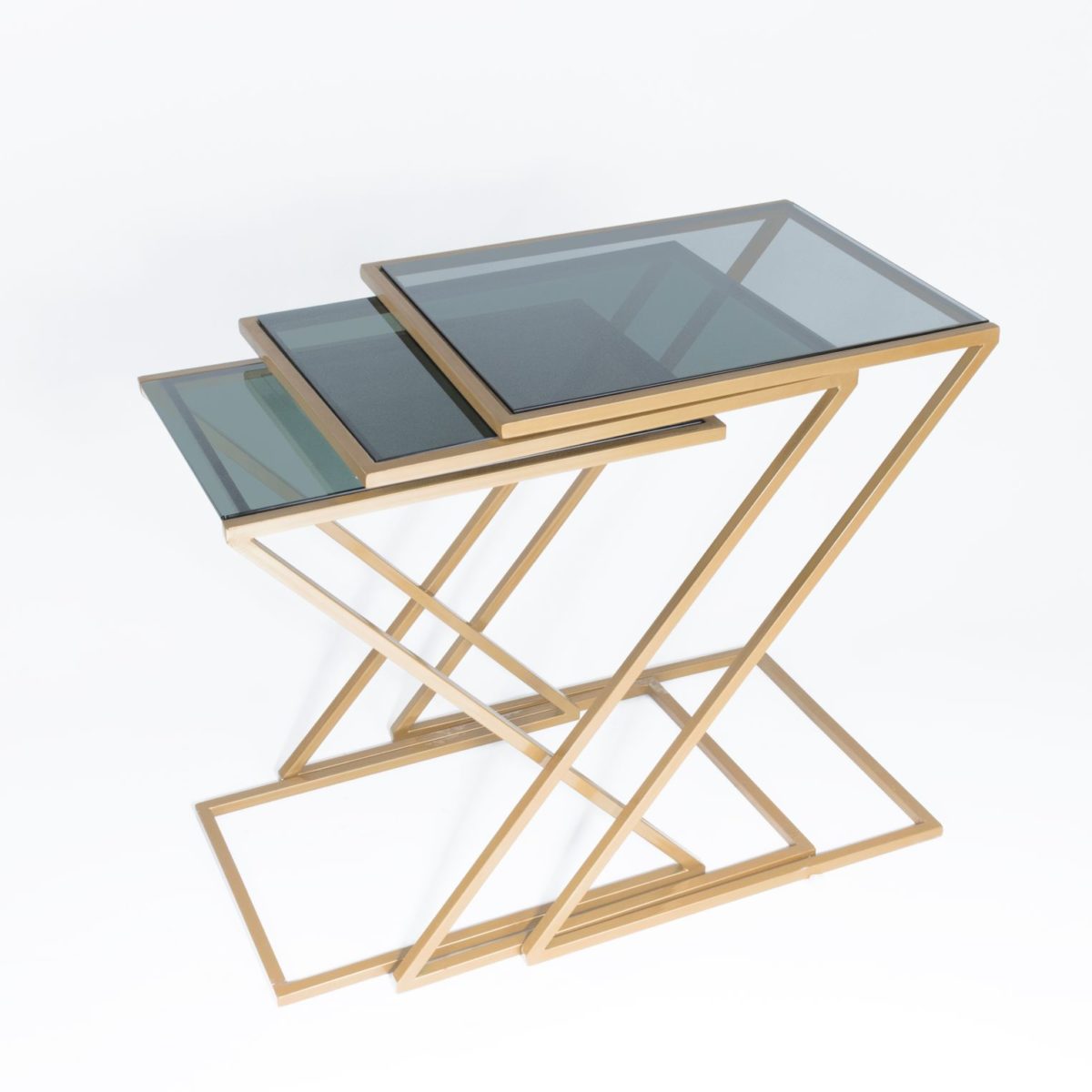 Z 3 Pieces Gold Tables