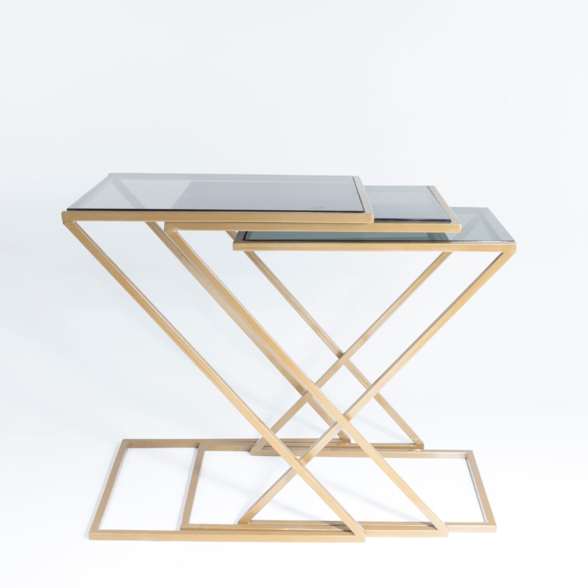 Z 3 Pieces Gold Tables