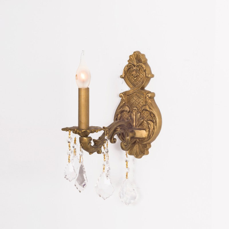 Turkey Comb 1 Light Antique Modern Wall Lamp