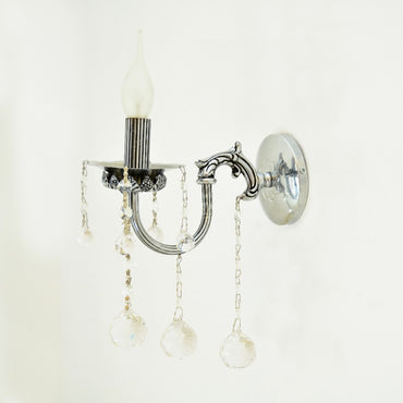 Marina Chrome 1 Light Wall Lamp