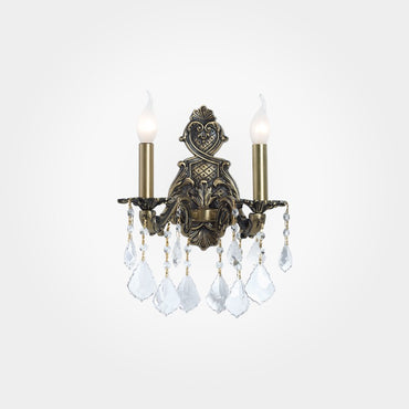 Shine 2 Bulb Bronze Wall Lamp