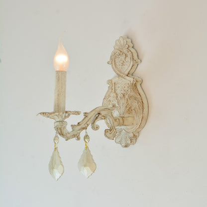 Turkey Comb 1 Light Whitey Wall Lamp