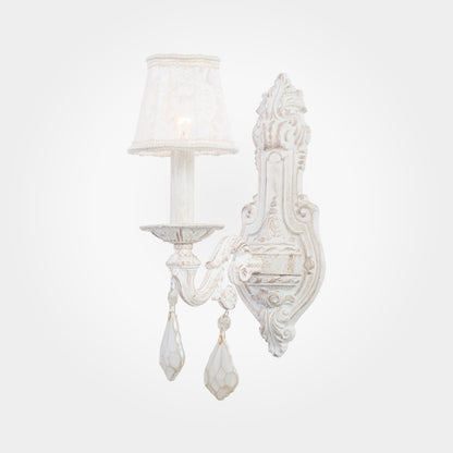 Roman 1 Light Whitey Wall Lamp