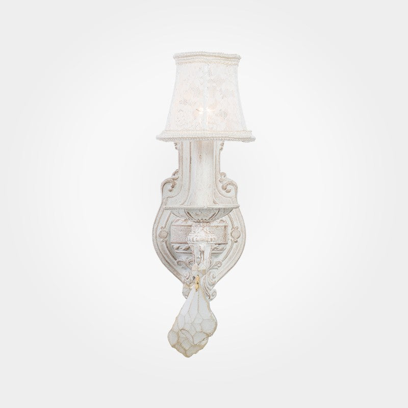 Roman 1 Light Whitey Wall Lamp