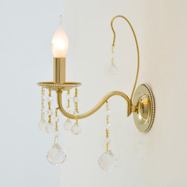 Raisa 1 Light Chrome Gold Wall Lamp Kandil Egypt