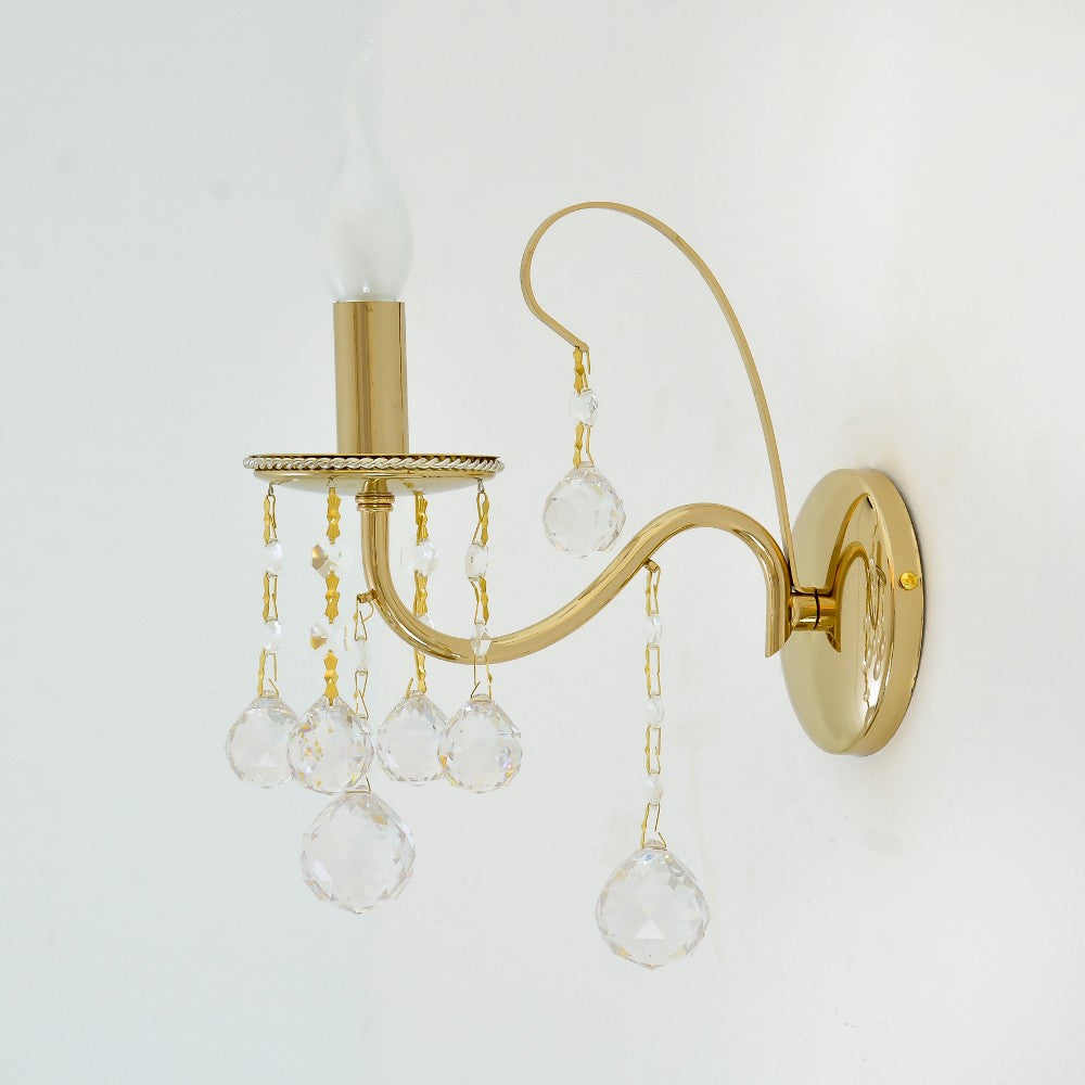 Godiva 1 Lights Gold Wall Lamp Kandil Egypt