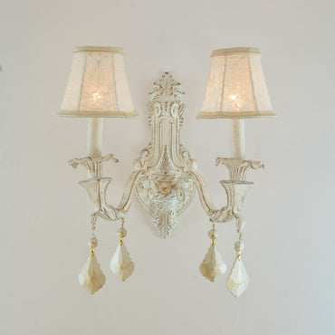 Crown 2 Lights Whitey Wall Lamp