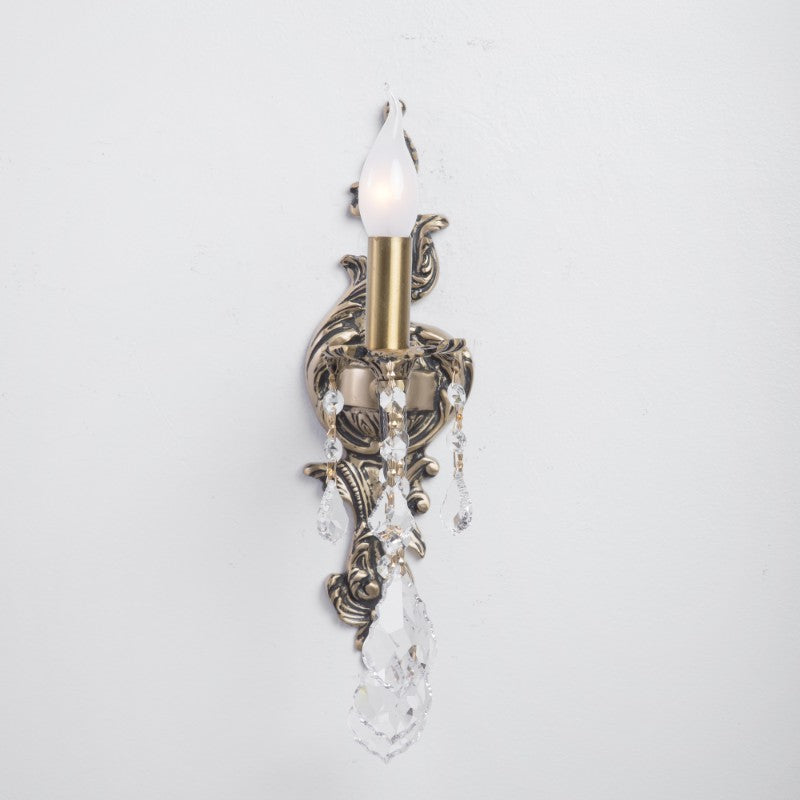 Atlas Antique 1 Light Wall Lamp