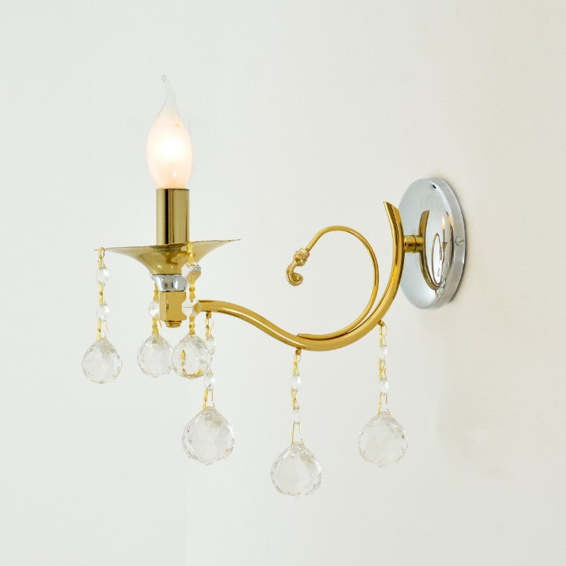 أبليك أسباسيا كروم | ذهبي بإضاءة واحدة