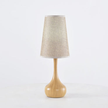 Kana 1 Light Wood Brown Table Lamp