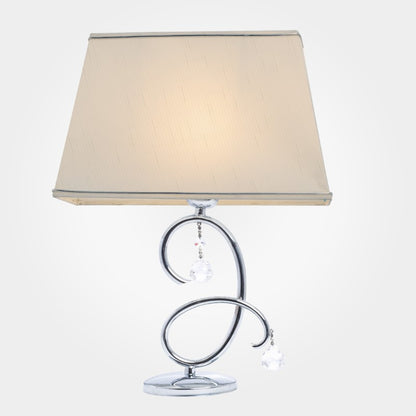 Wengen Chrome 1 Light Table Lamp